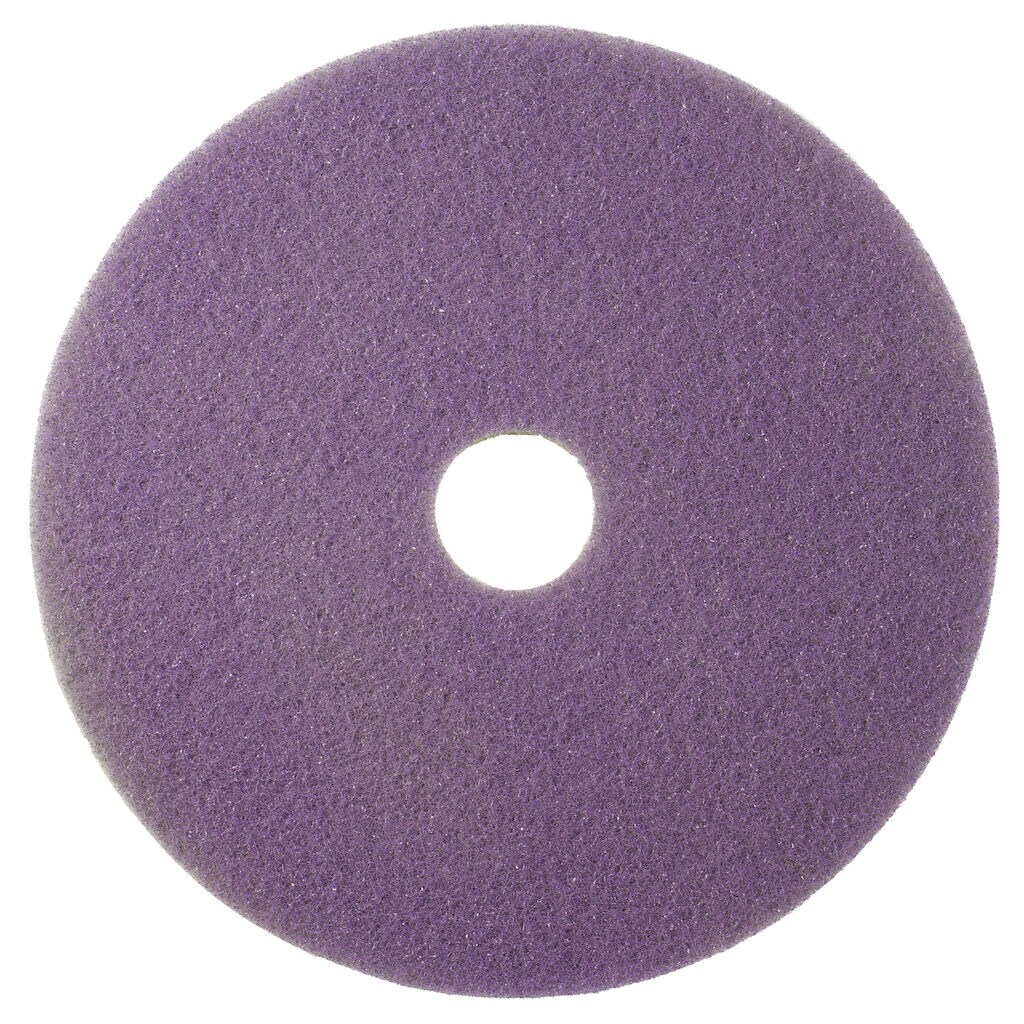 Twister Pad - Purple 2x - 17" / 43 cm - Purple - Diamond floor pad for use with scrubber driers and rotary machines
