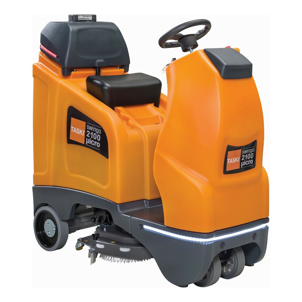 TASKI swingo 2100µicro BMS 1x1pc - Micro ride-on 22" (560mm) 75lt battery scrubber drier