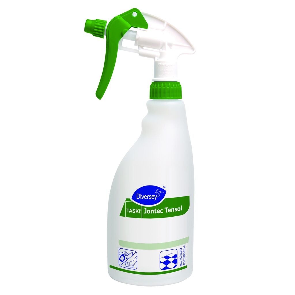 TASKI Jontec Tensol Empty Spraybottles 5x1pc - Spray bottle 500 ml canyon trigger green, empty for TASKI Jontec Tensol