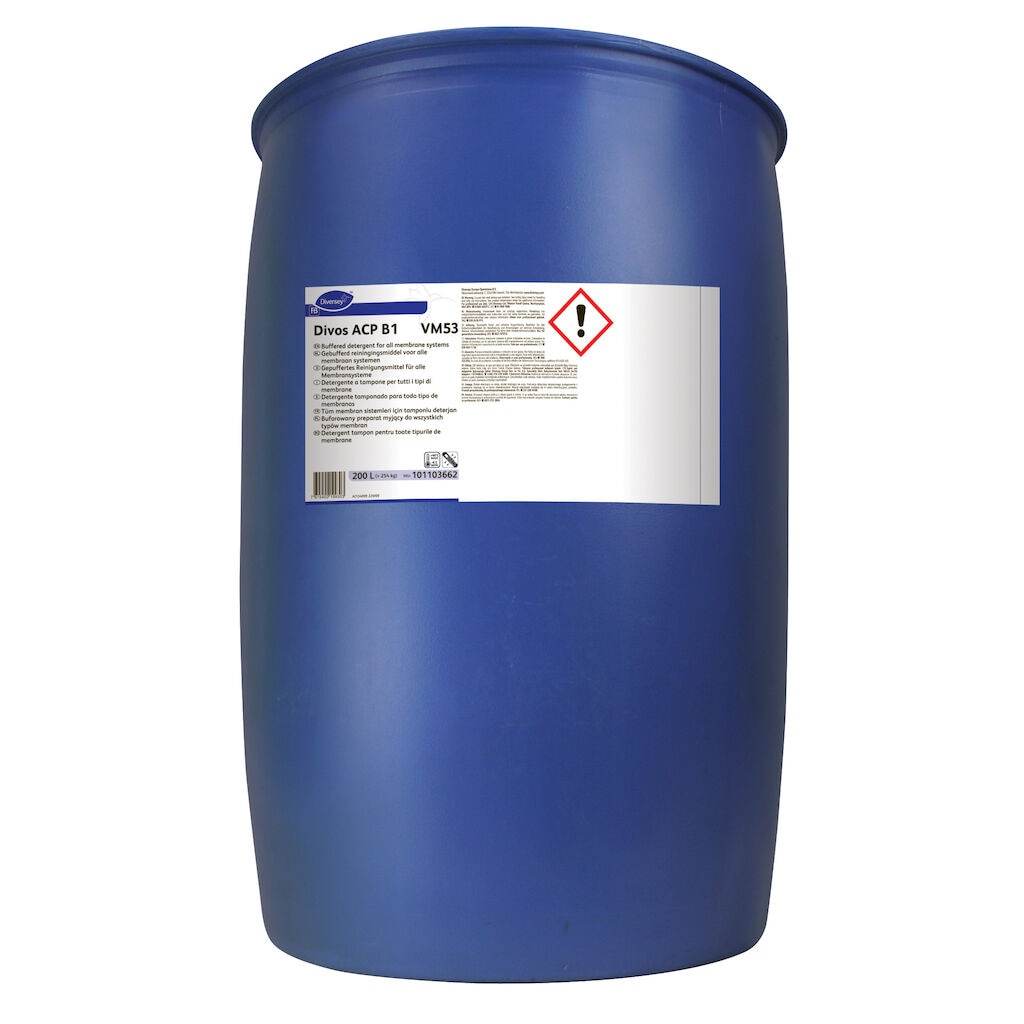 Divos ACP B1 VM53 1x200L - Buffered detergent for all membrane systems