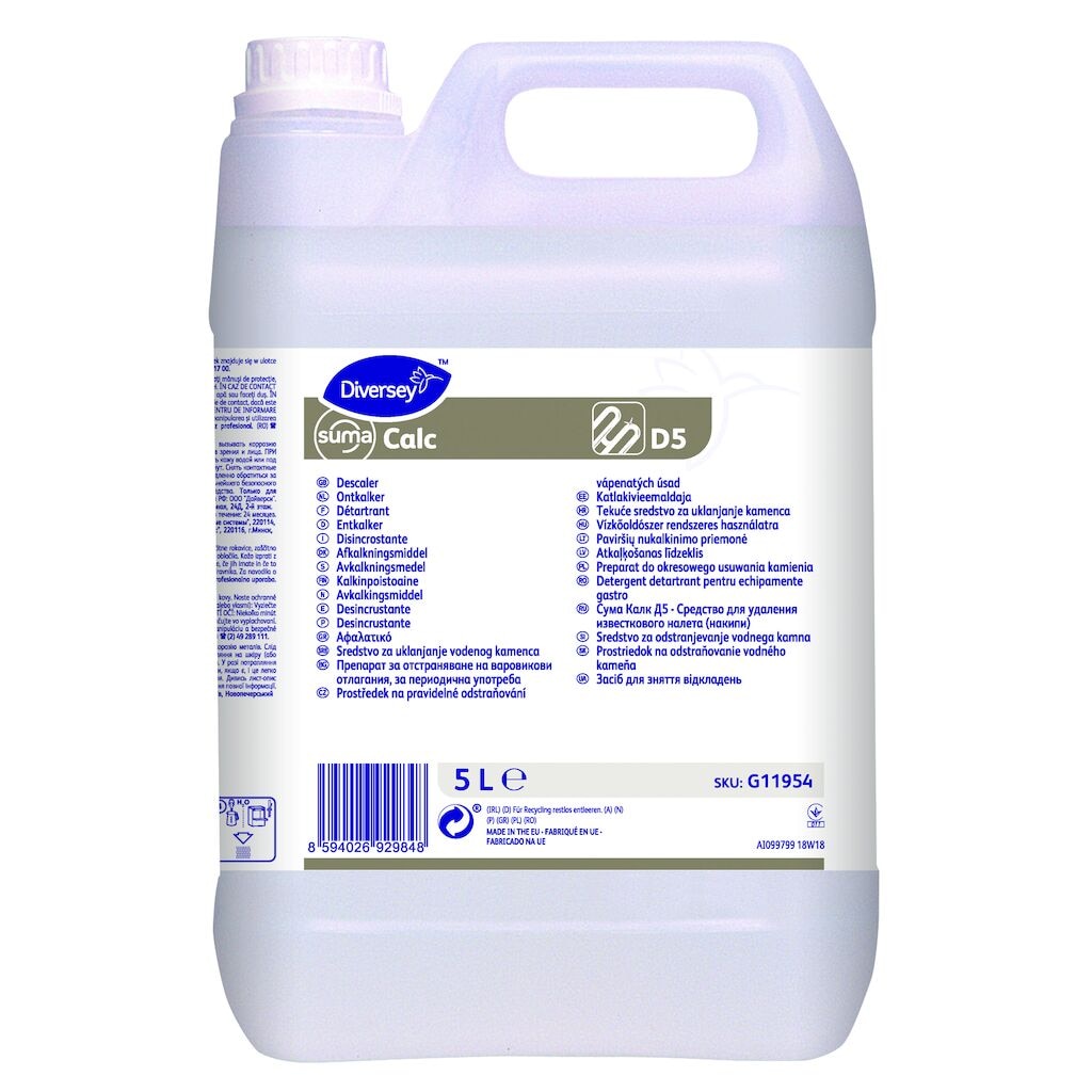 Suma Calc D5 2x5L - Concentrated kitchen descaler for periodical use