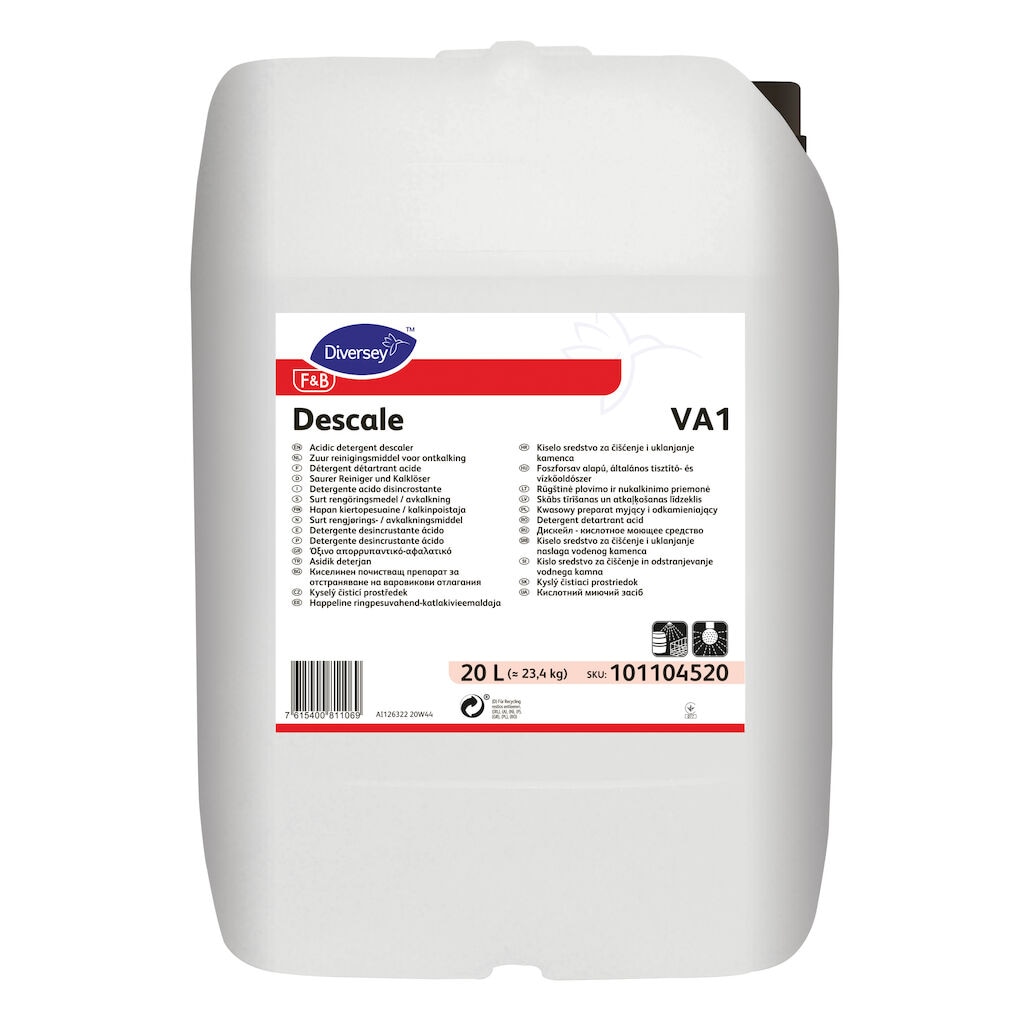 Descale VA1 1x20L - Acidic detergent descaler