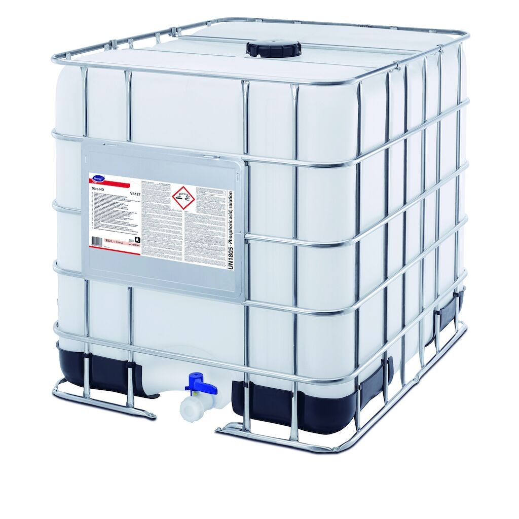 Divo HD VB127 1x900L - Additive to clean heavily soiled bottles with ACL