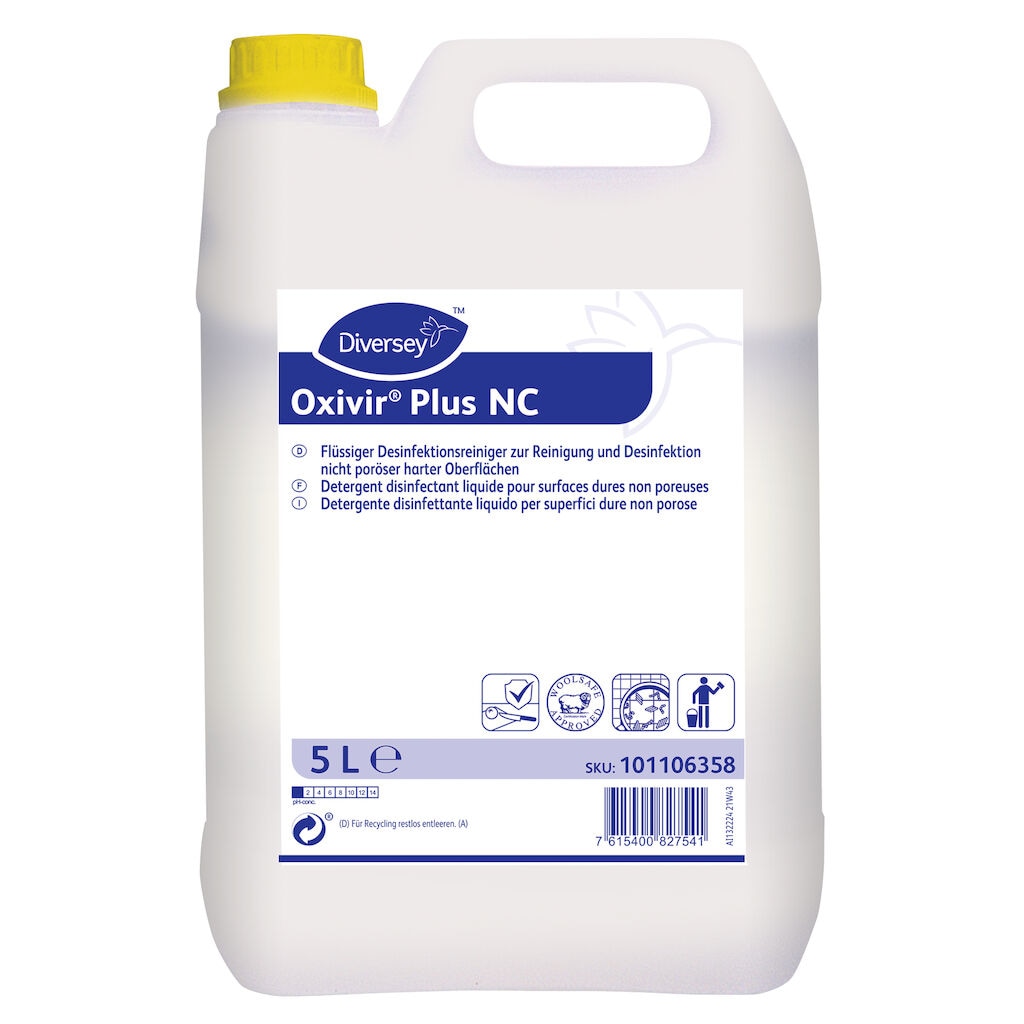 Oxivir Plus NC 2x5L - Cleaner & disinfectant for non-porous hard surfaces