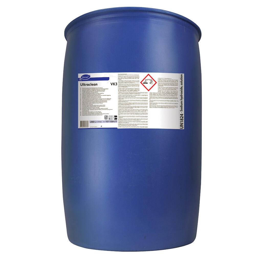 Ultraclean VK3 1x200L - General purpose liquid detergent for manual use
