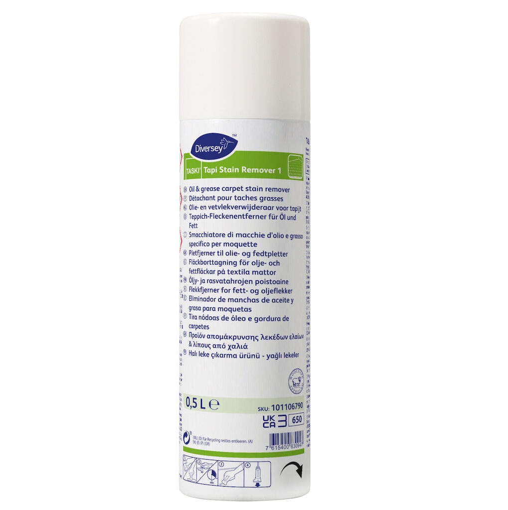 TASKI Tapi Stain Remover 1 6x0.5L - Oil and grease carpet spot remover