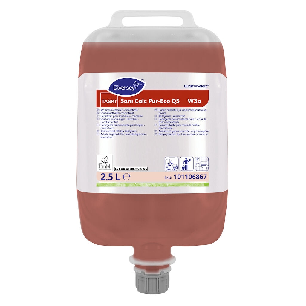 TASKI Sani Calc Pur-Eco QS W3a 2x2.5L - Washroom descaler in QuattroSelect®