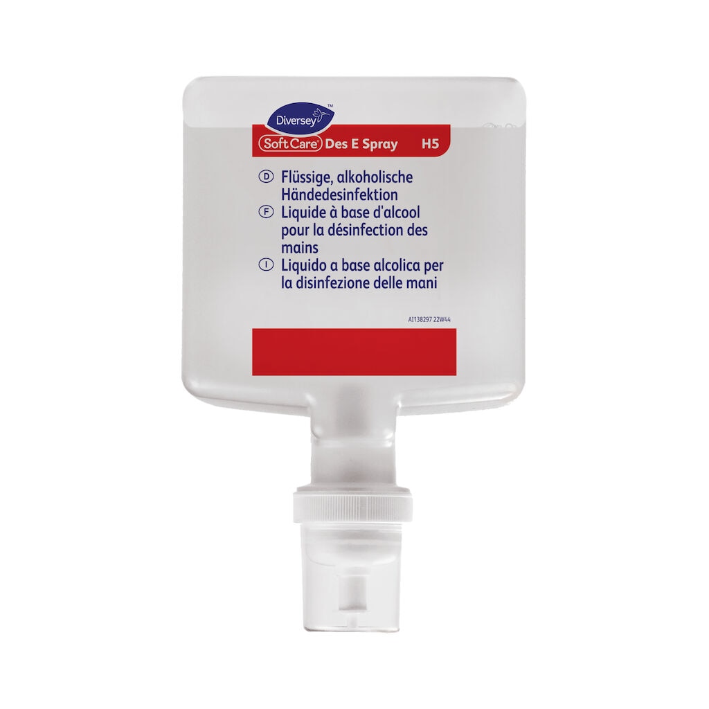 Soft Care Des E Spray H5 4x1.3L - Hand disinfectant liquid