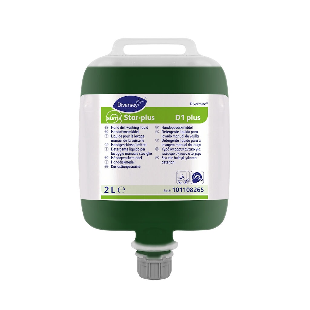 Suma Star-plus D1 3x2L - Highly concentrated hand dishwashing liquid
