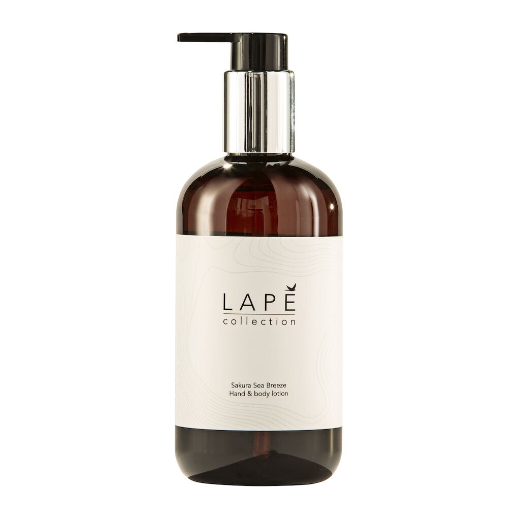 LAPĒ Collection Sakura Sea Breeze Hand & Body Lotion 8x0.3L - Fragranced, moisturising hand and body lotion