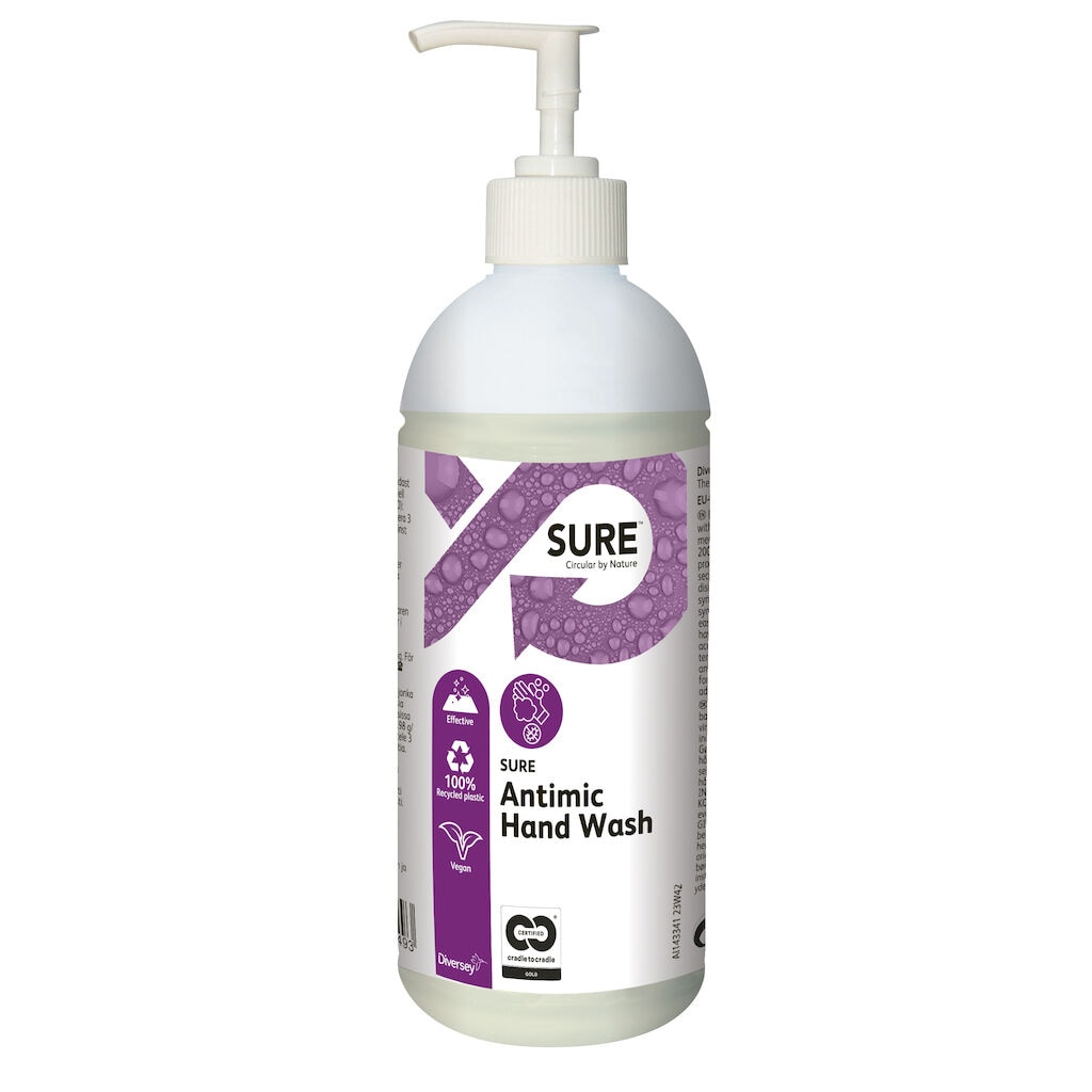 SURE Antimic Hand Wash 6x0.5L - Antimicrobial hand wash