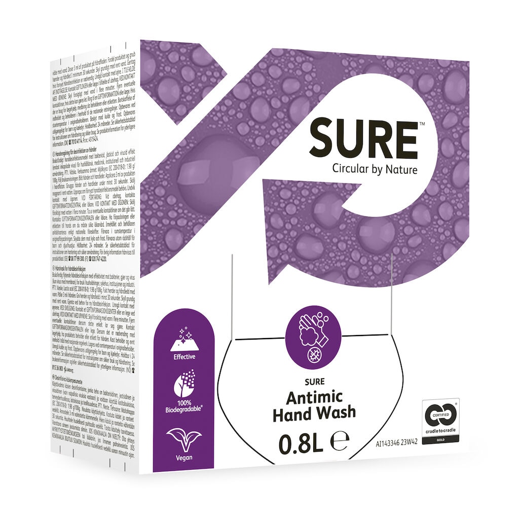 SURE Antimic Hand Wash 6x0.8L - Antimicrobial hand wash