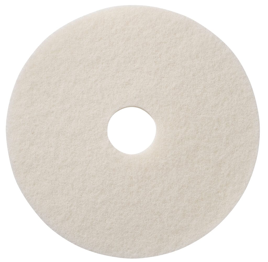 TASKI Americo Pad - White 5x - 19" / 48 cm - White - Super polishing pad