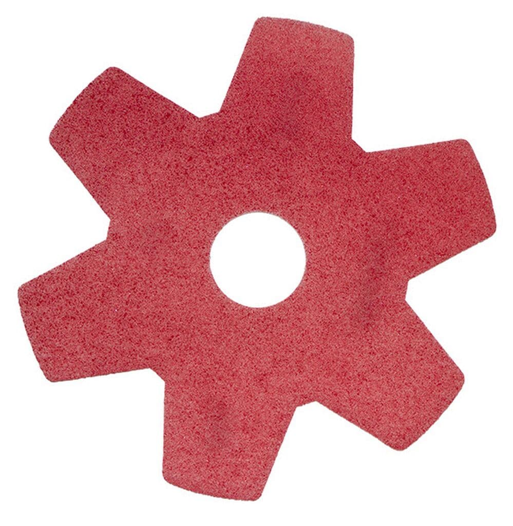 Twister Hybrid Pad 2x - 18" / 46 cm - Red - Diamond floor pad for use with scrubber driers and rotary machines
