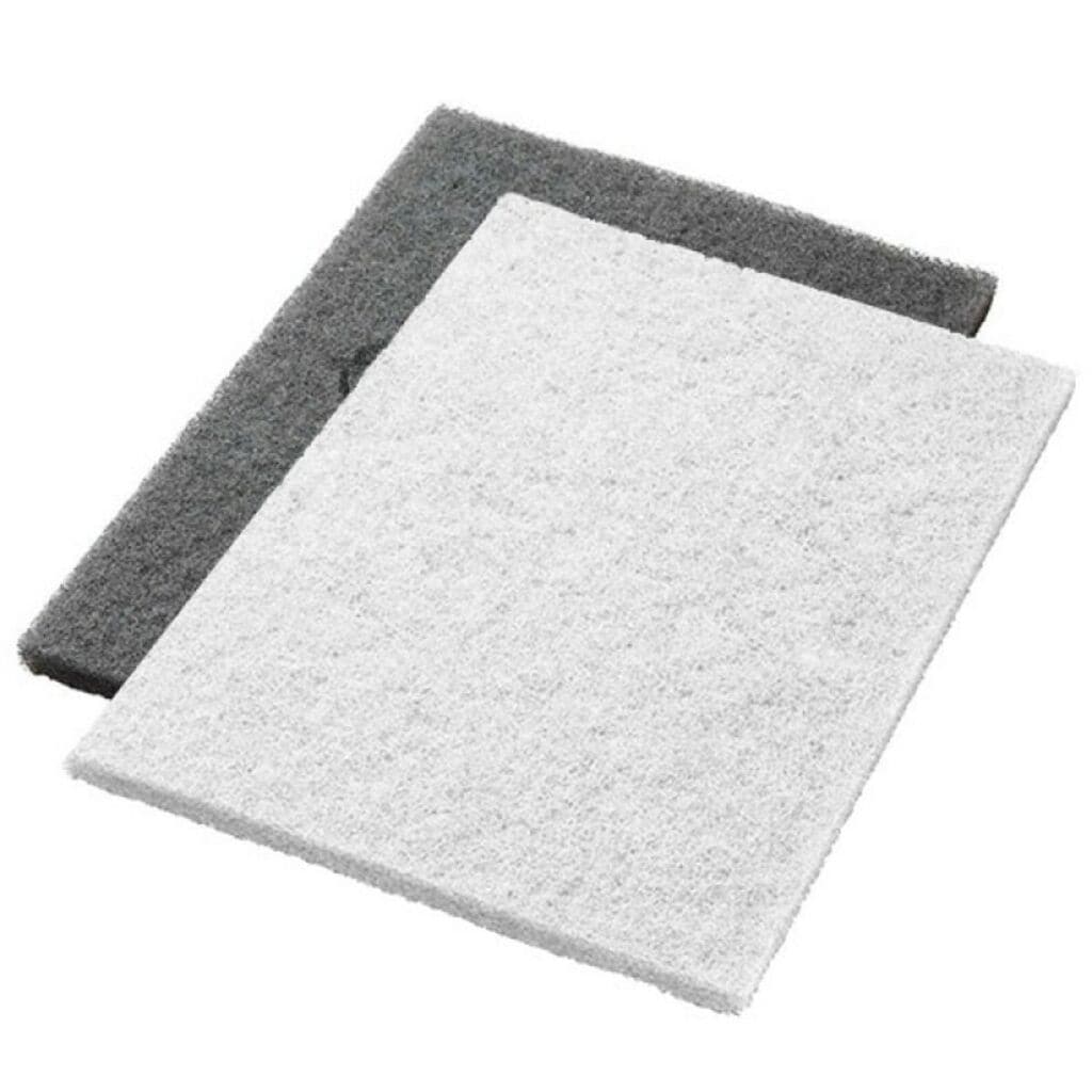 Twister Pad - White 1x2x - 14x20" (36x51 cm) - White - Diamond floor pad for the first phase of deep cleaning