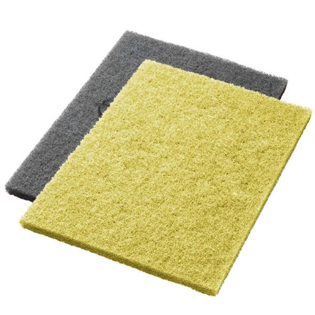 Twister Pad - Yellow 2x - 14x24" (36x61 cm) - Yellow - Diamond floor pad for use with scrubber driers and rotary machines