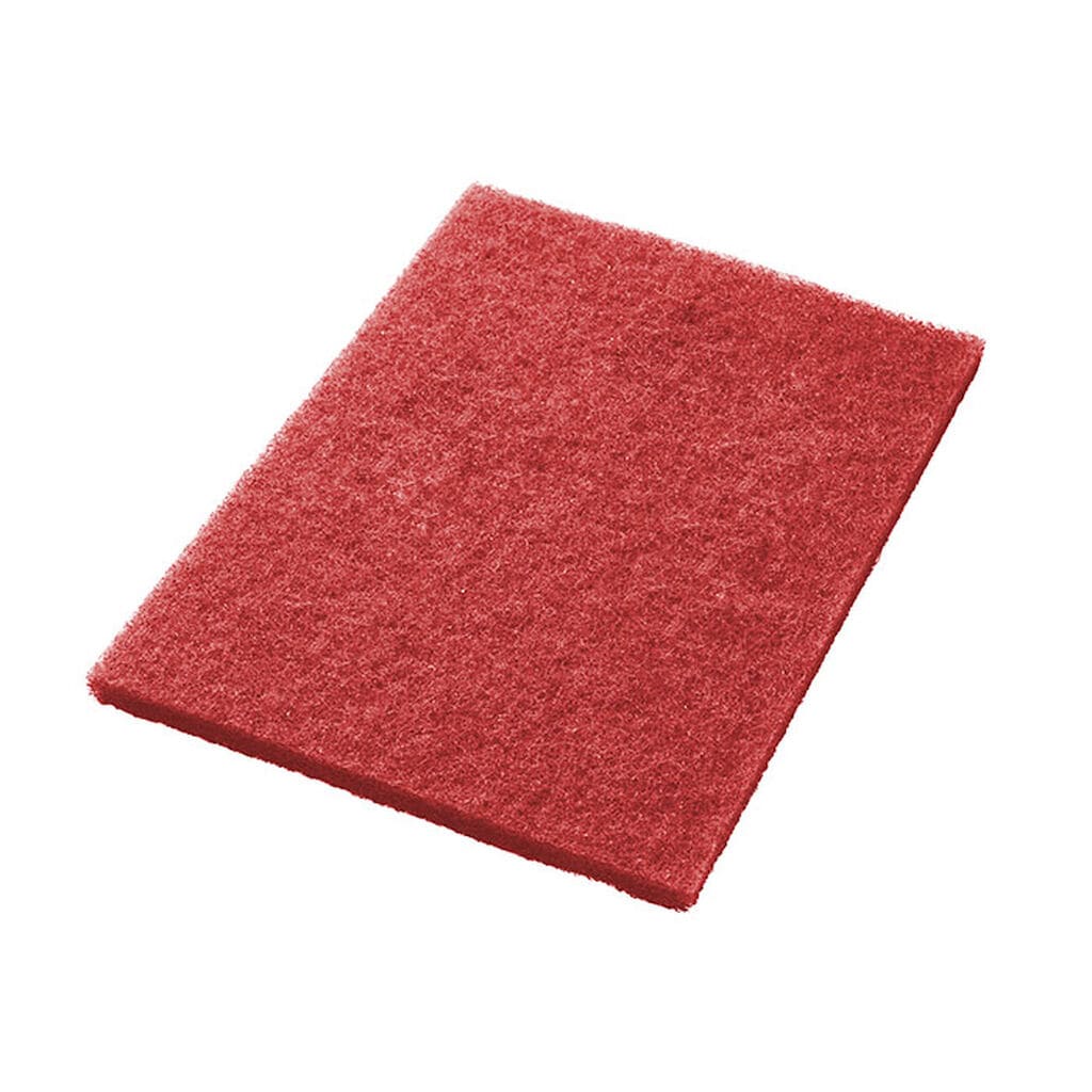 Twister TXP Pad 2x - 14x20" (36x51 cm) - Red - Diamond floor pad for use with scrubber driers and rotary machines