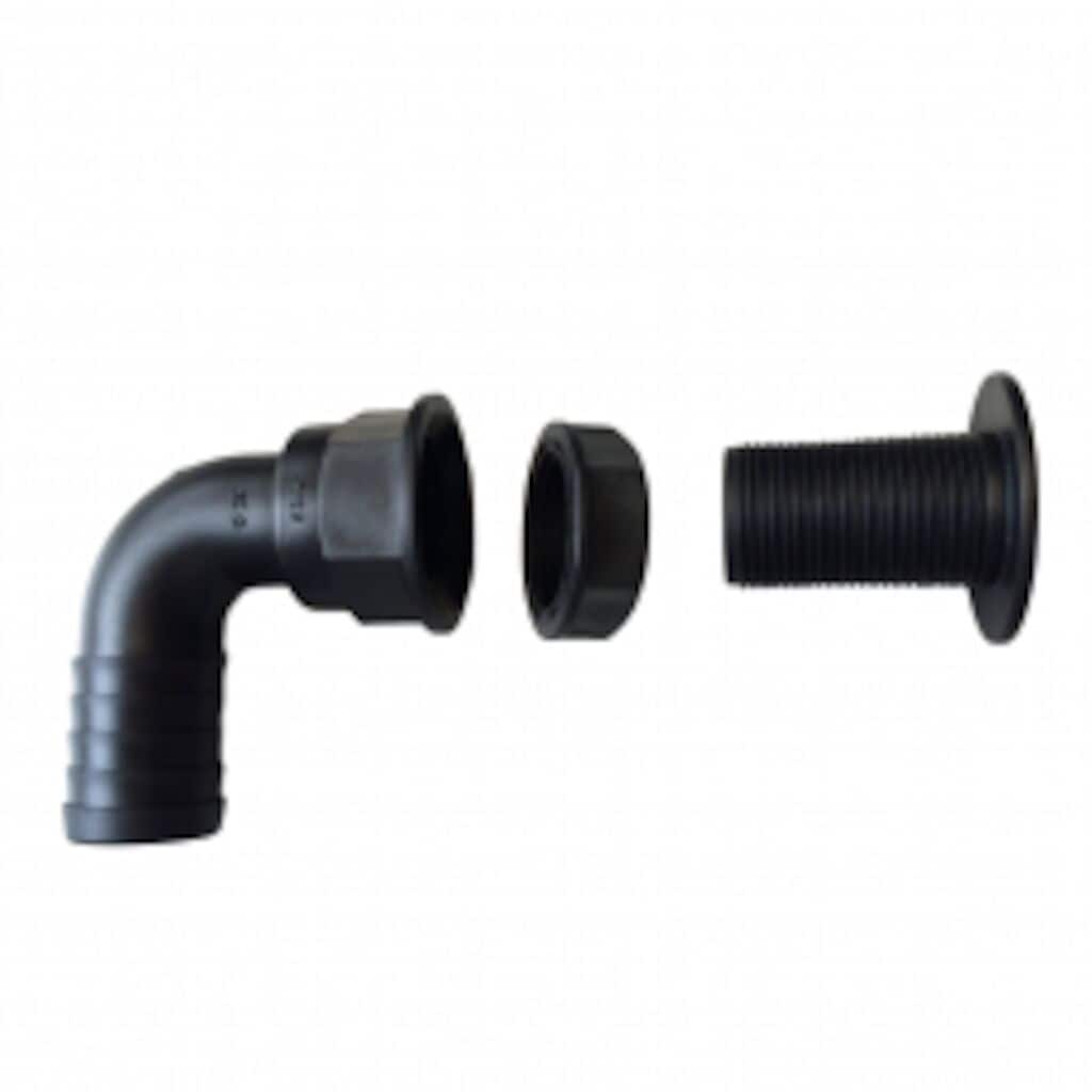 Plastic Elbow-Drain Connector(Soak tank) 1x1pc
