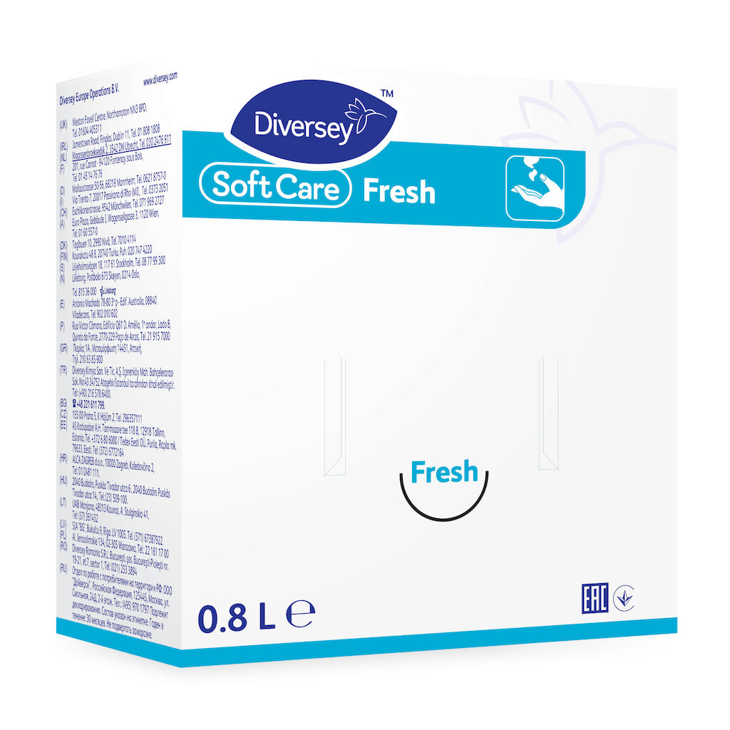 Soft Care Fresh 6x0.8L - Smooth general handwash