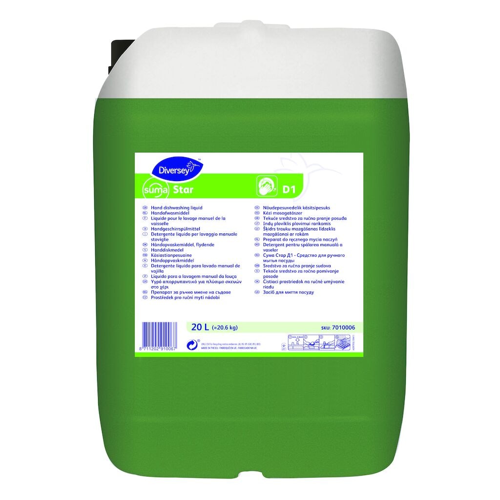 Suma Star D1 1x20L - Hand dishwashing liquid