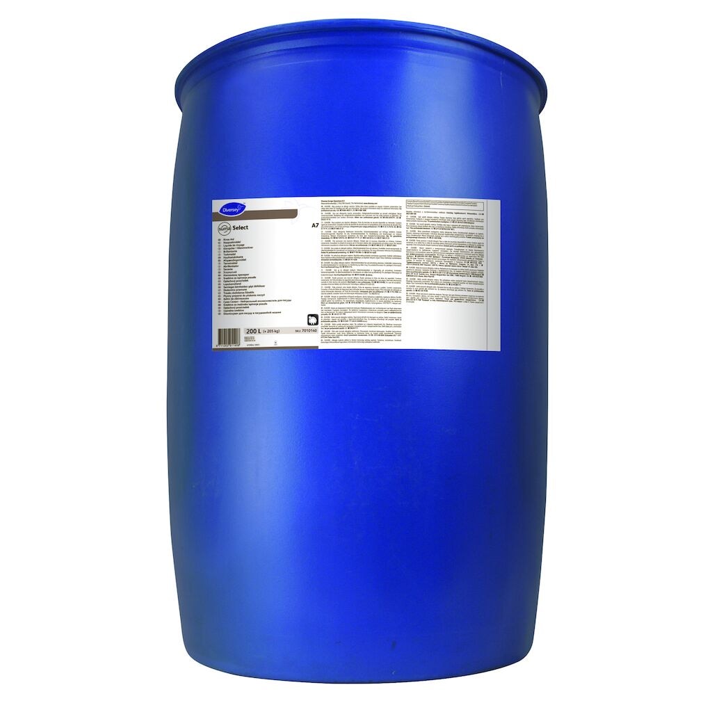 Suma Select A7 1x200L - Concentrated machine dishwash rinse aid