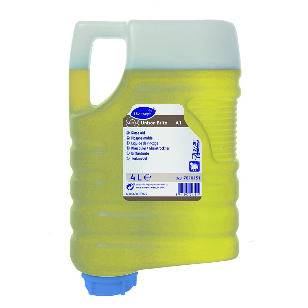 Suma Unison Brite A1 3x4L - Liquid acidic rinse aid