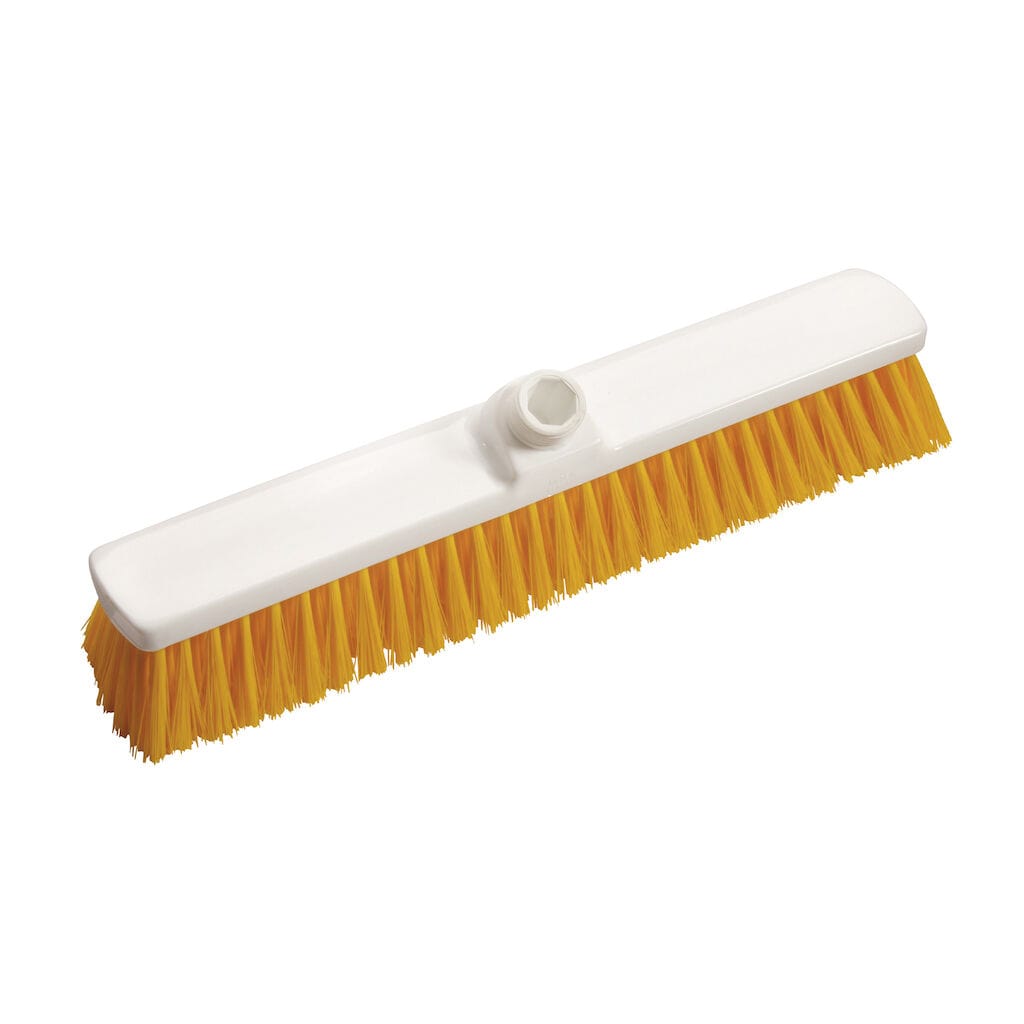 Broom Soft 1x1pc - 40 cm - Yellow - Soft bristle broom