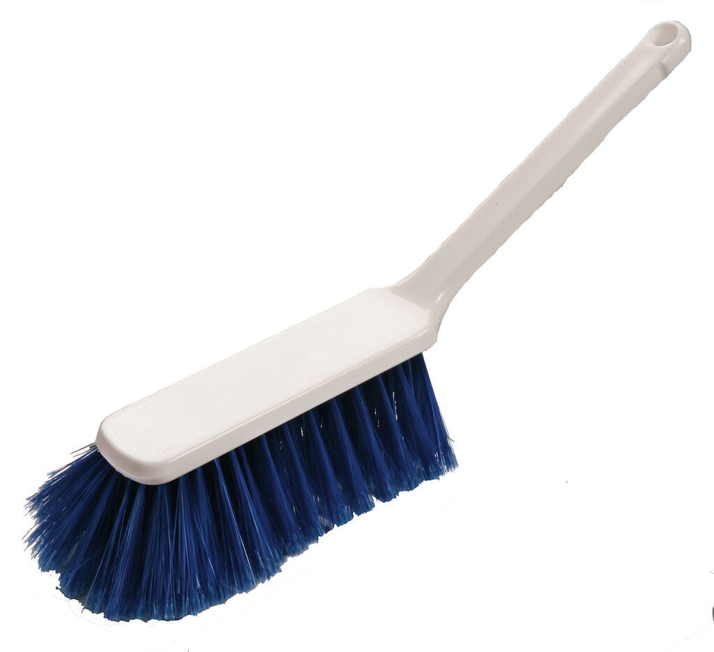 Dustpan Brush Soft 2x - Blue - Soft bristle brush for dustpan