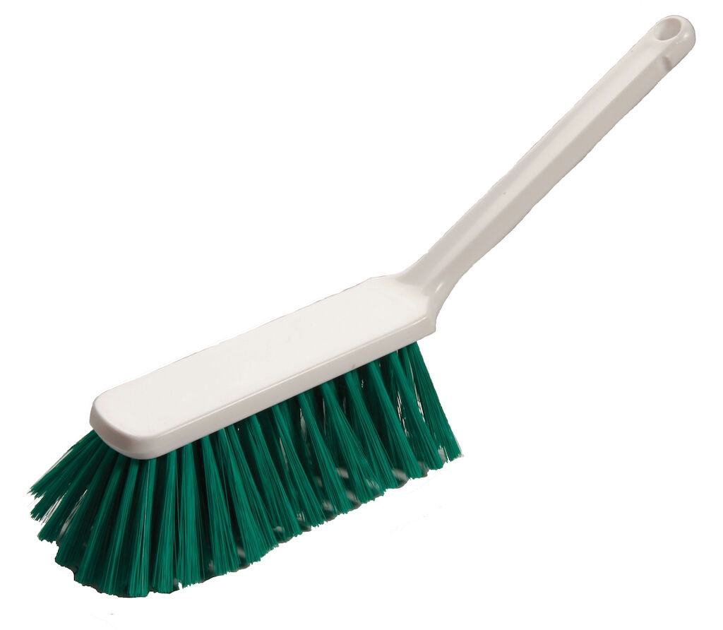 Dustpan Brush Soft 2x - Green - Soft bristle brush for dustpan
