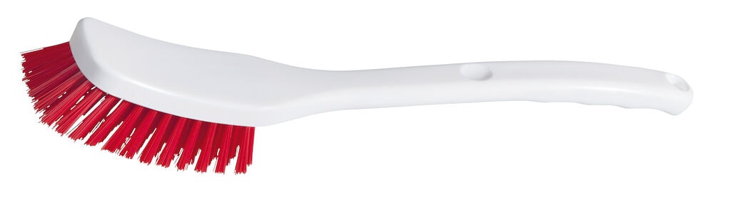 Short Handle Brush Medium 2x - 295 x 40 x 55 mm - Red