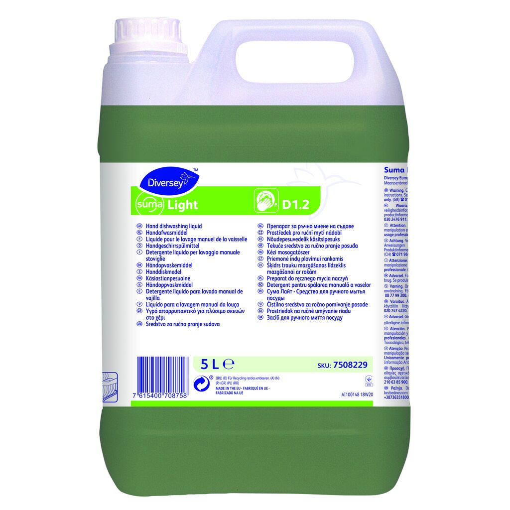 Suma Light D1.2 2x5L - Hand dishwashing liquid