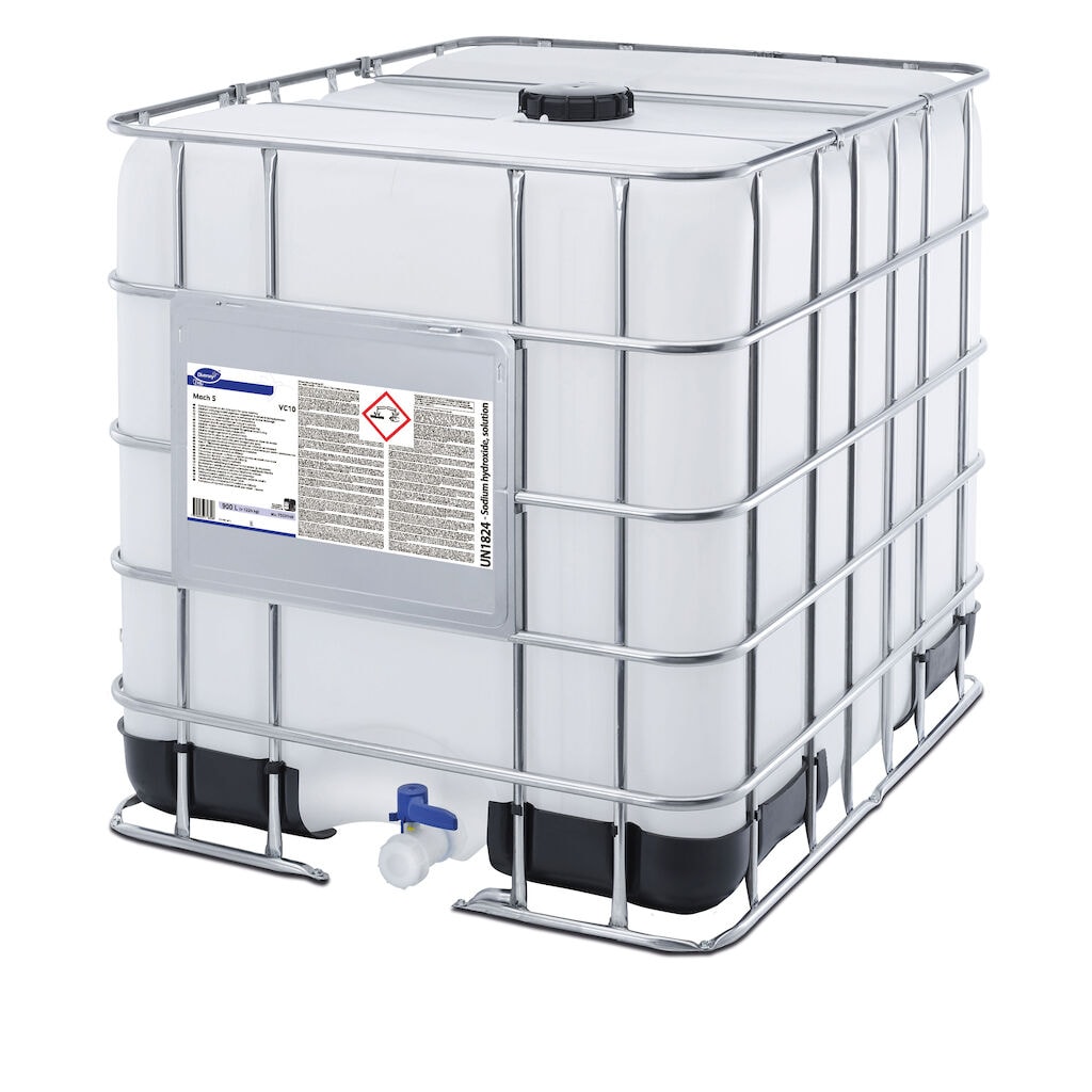 Mach 5 VC10 1x900L - General purpose caustic detergent for spraywashing