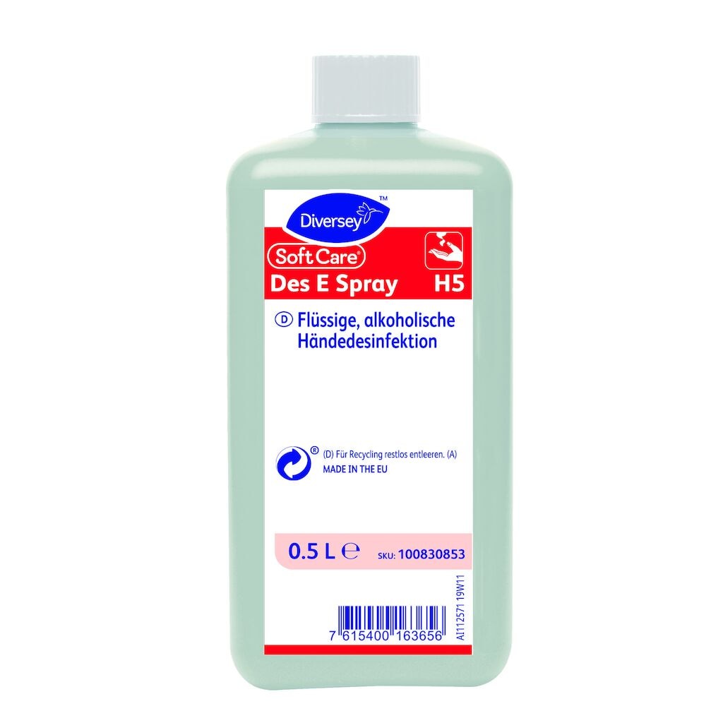 Soft Care Des E Spray H5 10x0.5L - Hand disinfectant liquid