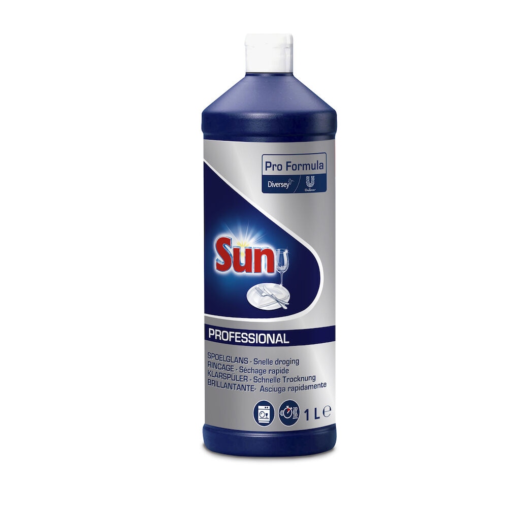 Sun Pro Formula Rinse aid 6x1L - Rinse aid, suitable for household dishwashers.