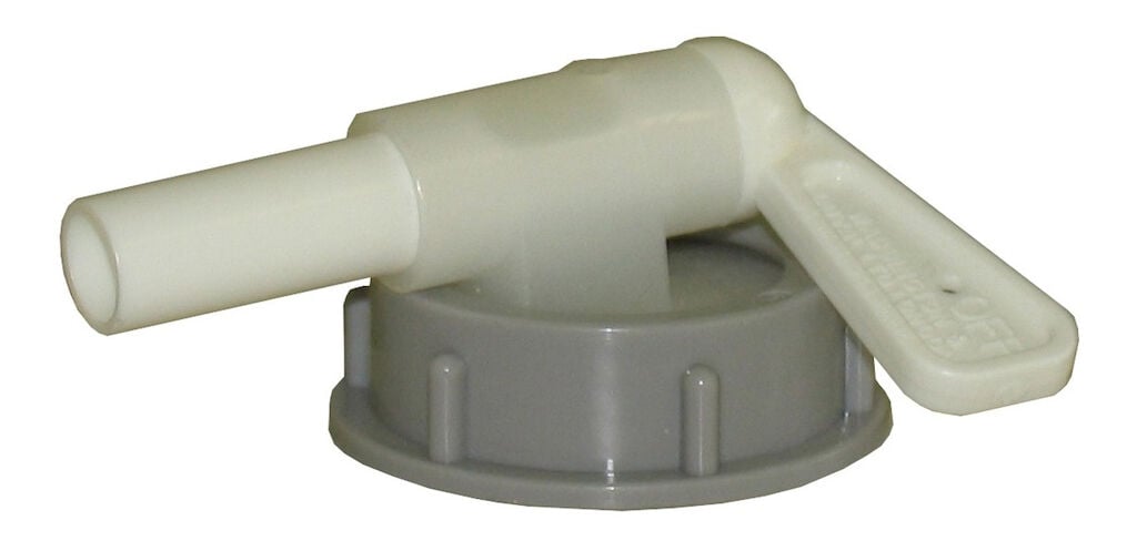Dosing tap for bottle / canister 1x1pc - White - For 5L Canister - DIN 38
