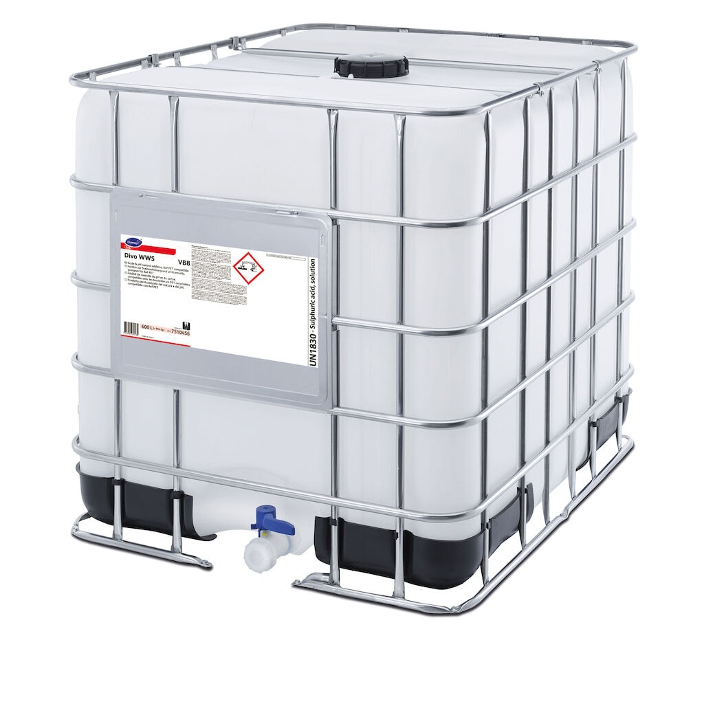Divo WWS VB8 1x600L - Scale & pH control additive, Ref PET compatible