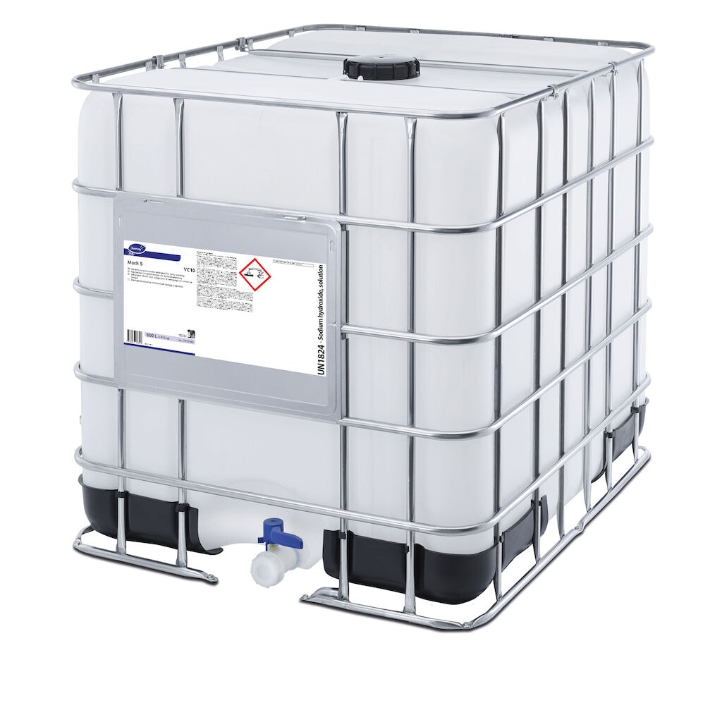 Mach 5 VC10 1x600L - General purpose caustic detergent for spraywashing