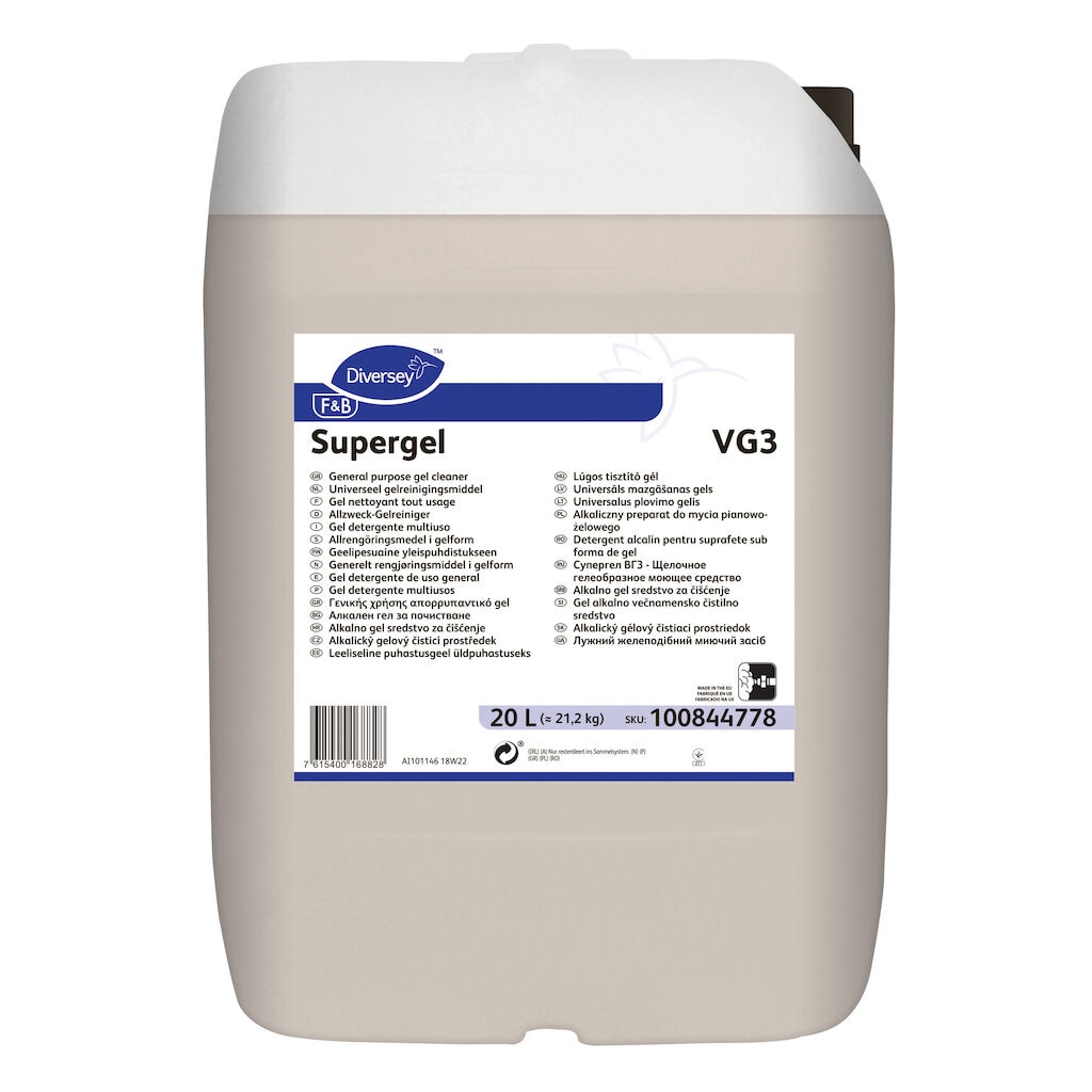 Supergel VG3 1x20L - General-purpose gel cleaner