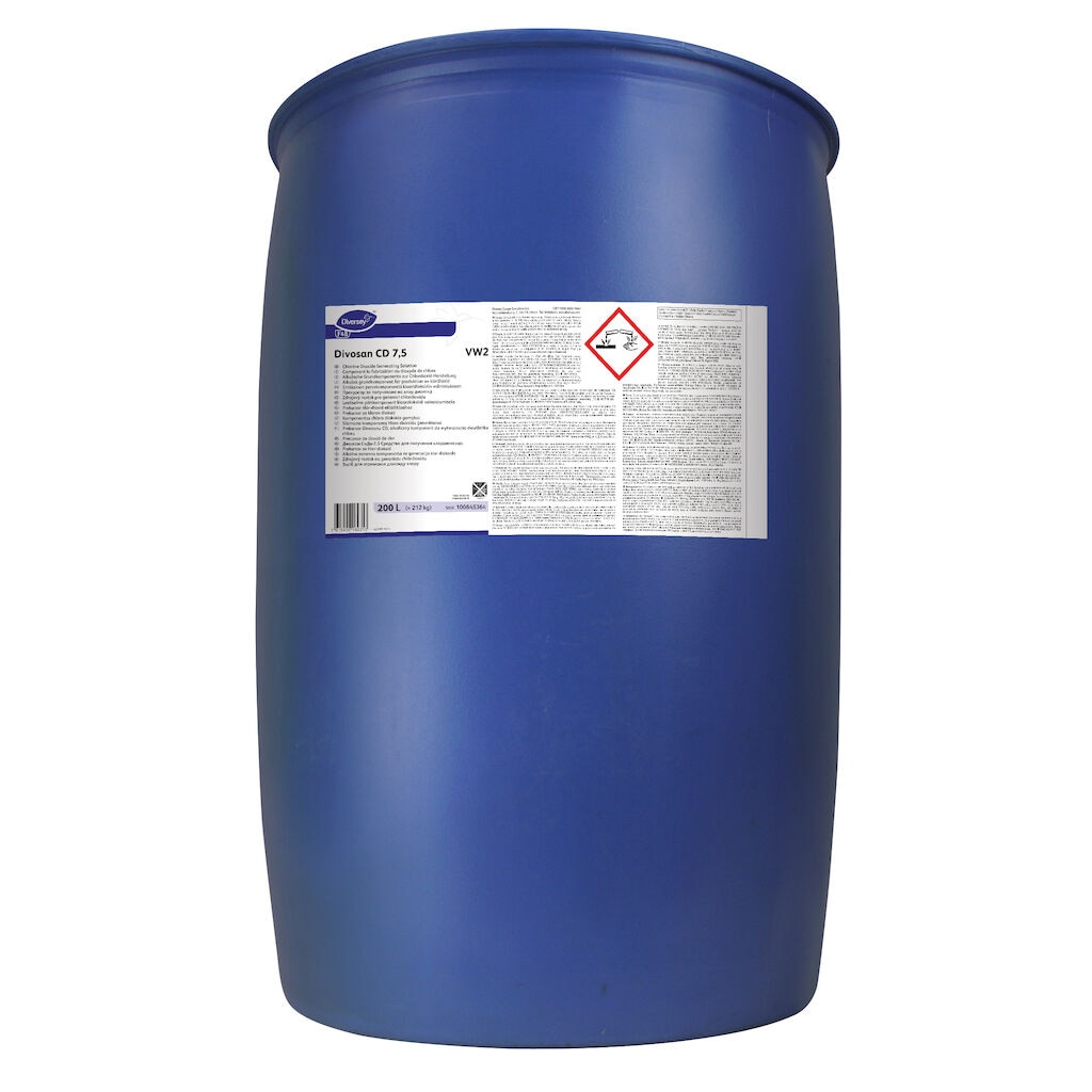 Divosan CD 7,5 VW2 1x200L - Chlorine dioxide generating solution