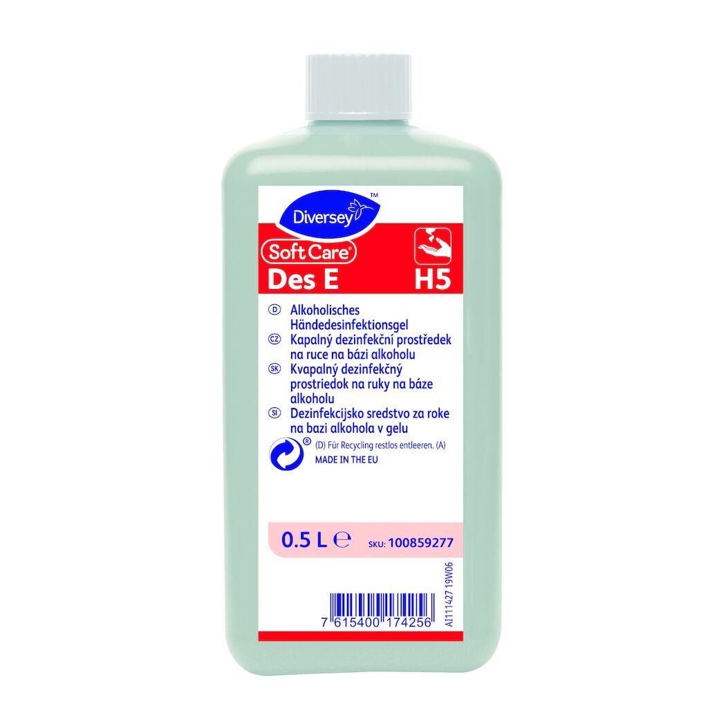 Soft Care Des E H5 10x0.5L - Alcohol based hand disinfectant