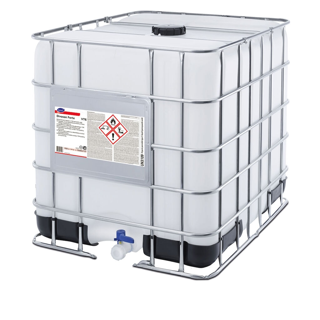 Divosan Forte VT6 1x950L - Disinfectant based on 15% peracetic acid