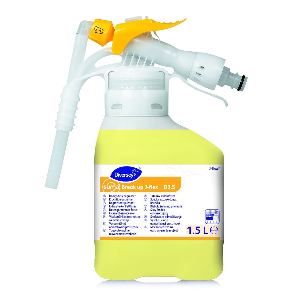 Suma Break up J-flex D3.5 1x1.5L - Aluminium safe, heavy duty degreaser