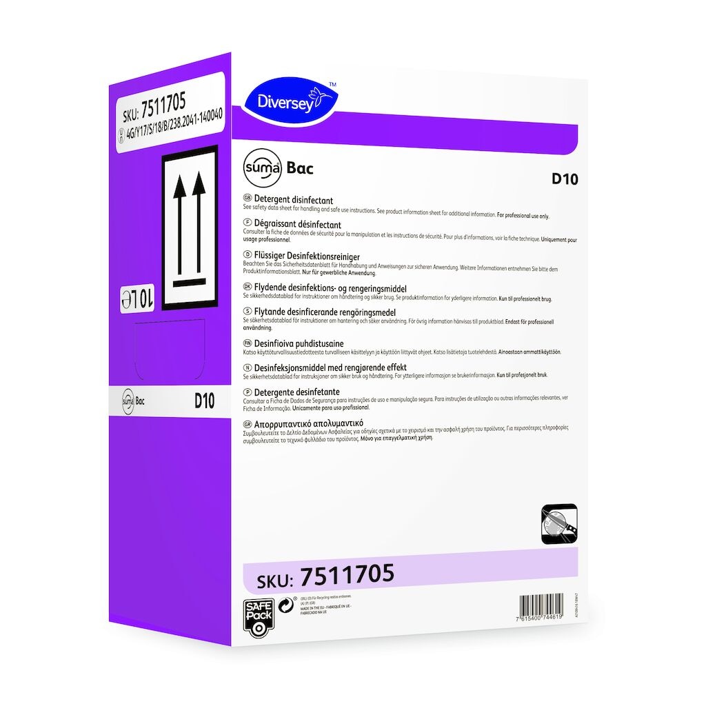 Suma Bac D10 1x10L - Detergent disinfectant