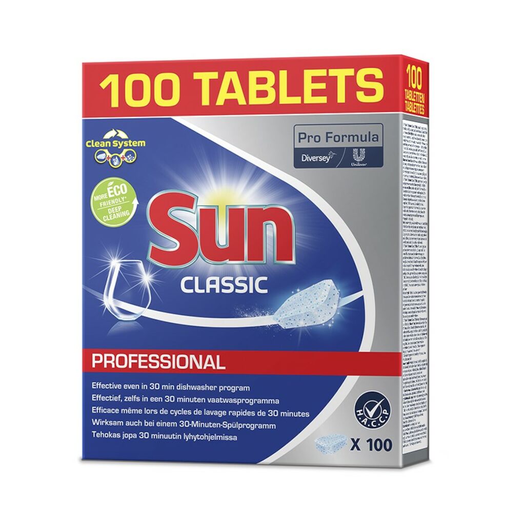 Sun Pro Formula Classic Tablets 1x6x100pc - Diswasher Tablets Classic, suitable for household dishwashers