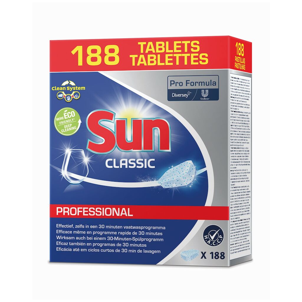Sun Pro Formula Classic Tablets 4x188pc - Diswasher Tablets Classic, suitable for household dishwashers