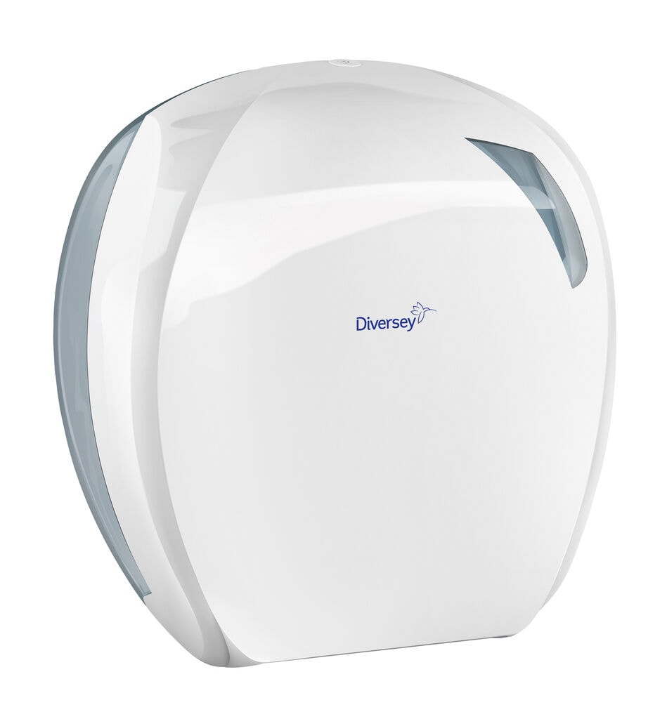 Mini Jumbo Toilet Dispenser White 1x1pc - 29.6 x 277 x 13.5 cm - White