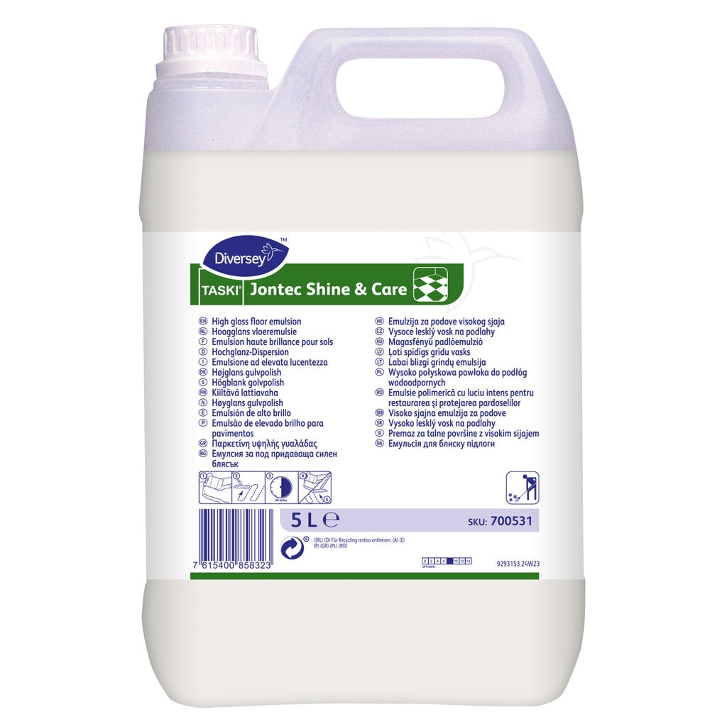 TASKI Jontec Shine & Care 2x5L - High gloss floor emulsion