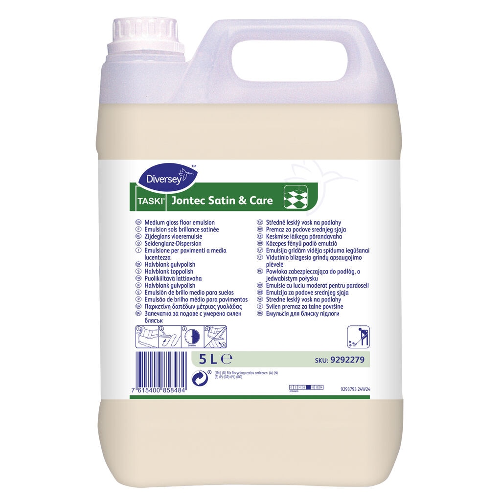 TASKI Jontec Satin & Care 2x5L - Medium gloss floor emulsion