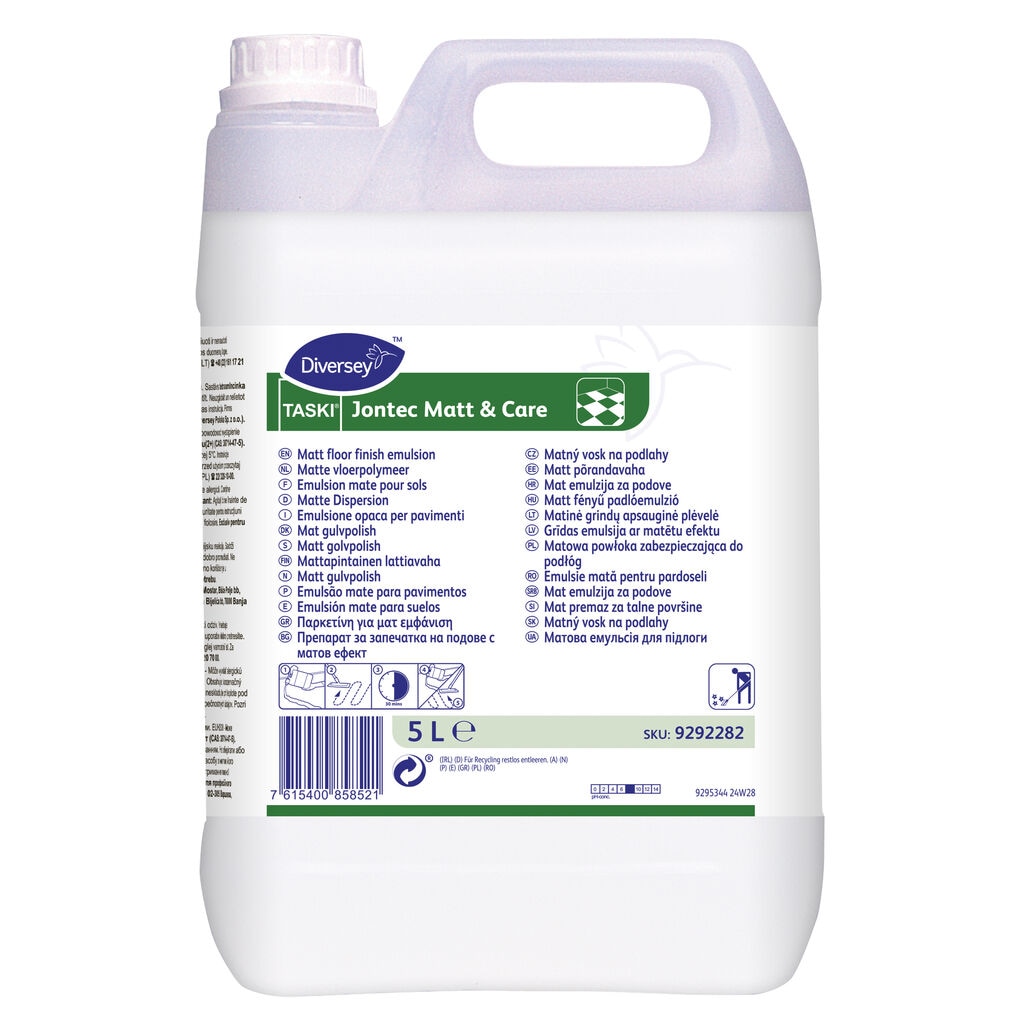 TASKI Jontec Matt & Care 2x5L - Medium gloss floor emulsion